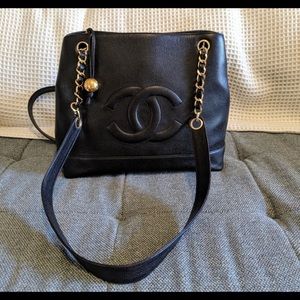 Authentic Vintage Chanel Timeless Tote (Caviar)